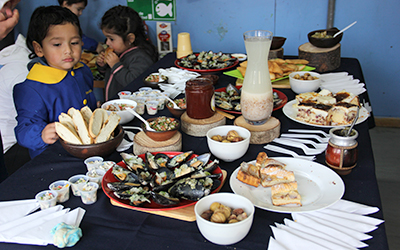 Una de las actividades consistió en un conversatorio sobre educación intercultural.