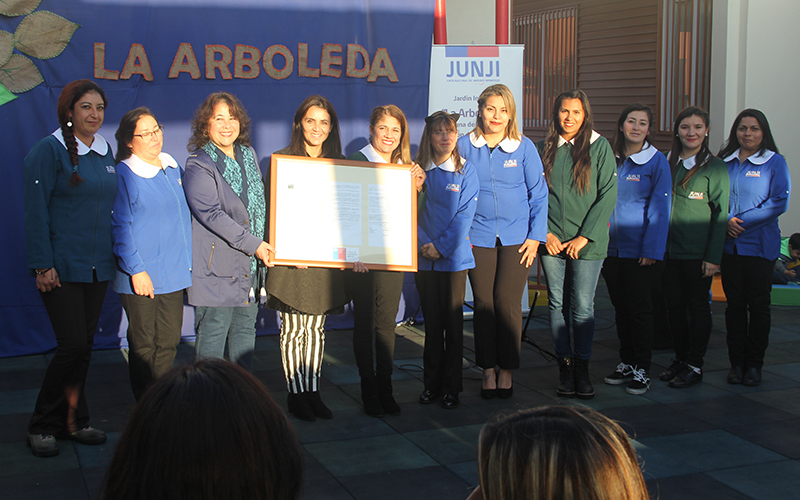 En este momento estás viendo Jardín Infantil “La Arboleda” recibe el Reconocimiento Oficial del Estado