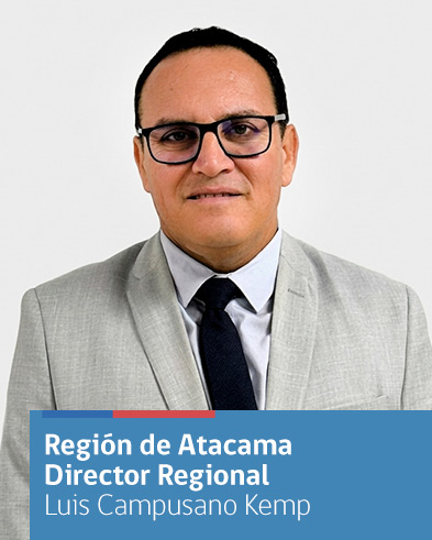 Luis Campusano Kemp, director regional de Atacama