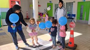 Lee más sobre el artículo Niñas y niños del Jardín “Mi Horizonte Mi Hogar” aprenden de manera didáctica sobre la seguridad vial