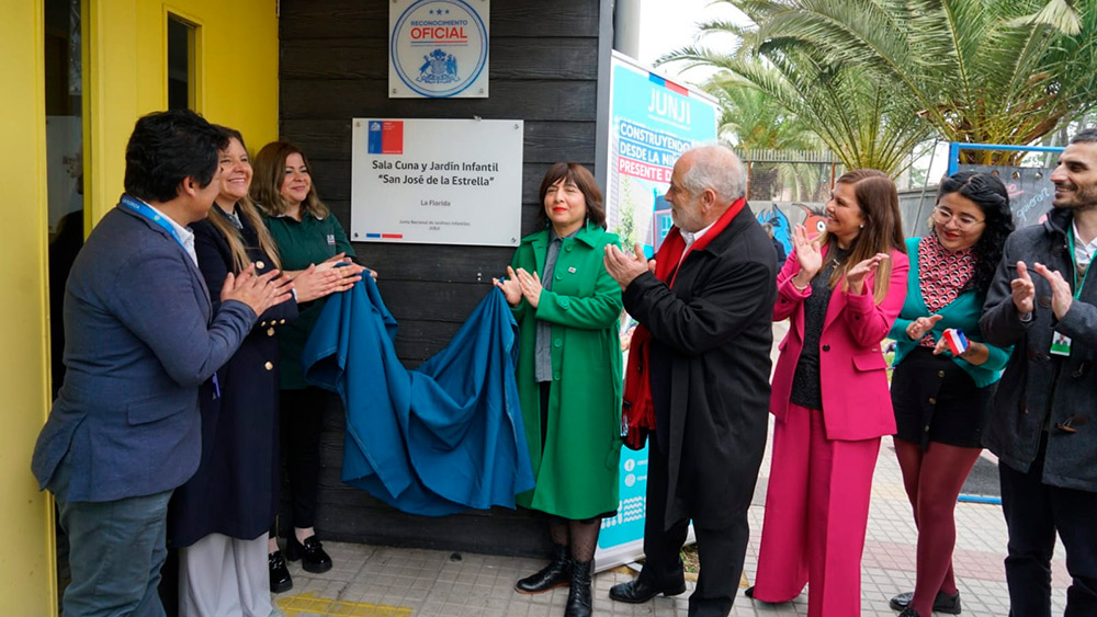 Lee más sobre el artículo Con la presencia del ministro Carlos Montes la Junji inauguró un nuevo jardín infantil en La Florida