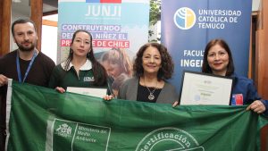 Lee más sobre el artículo Seremi del Medio Ambiente certifica a jardines infantiles de la Junji Araucanía