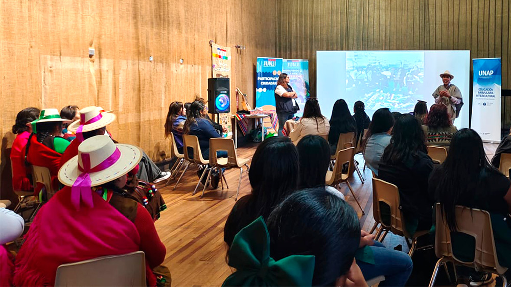 Participaron representantes de la Subsecretaría de Educación, UNAP, Universidad Santo Tomas, la Academia Nacional de la Lengua Aymara ANLA, Escuela de Lenguaje Millaray, funcionarias de JUNJI y familias representantes de unidades educativas.