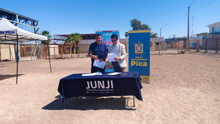 JUNJI firmó convenio con Municipalidad de Pica