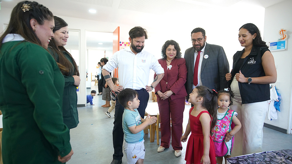 Lee más sobre el artículo Presidente Gabriel Boric inaugura jardín infantil de Lo Espejo