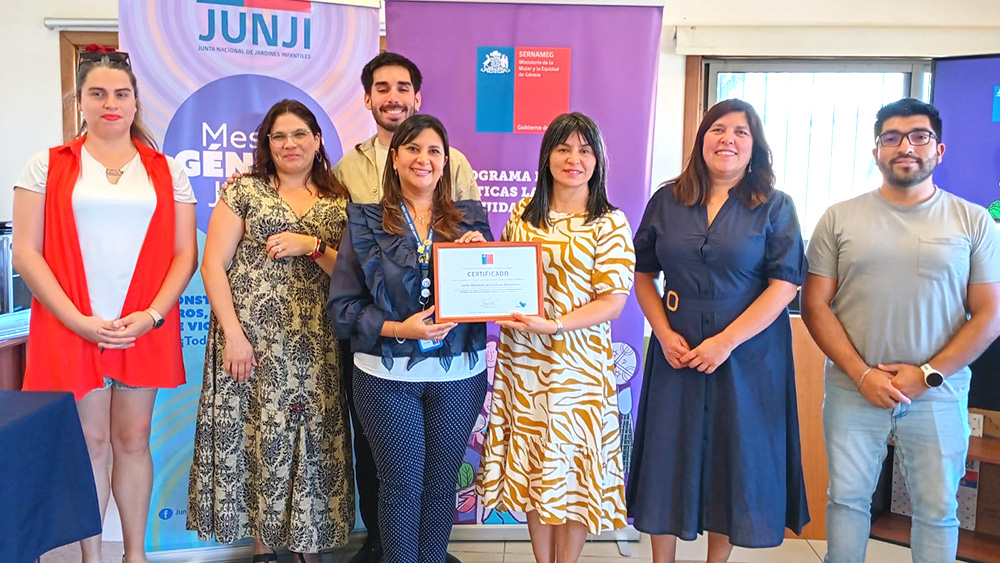 Lee más sobre el artículo SernamEG reconoce a JUNJI Los Ríos en hito regional de egreso del Programa Buenas Prácticas Laborales con Equidad de Género