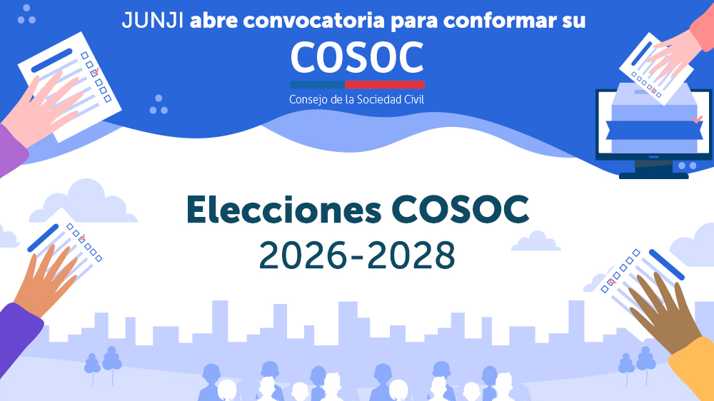 En este momento estás viendo La JUNJI convoca a la ciudadanía a inscribirse para participar en la elección del Consejo de la Sociedad Civil