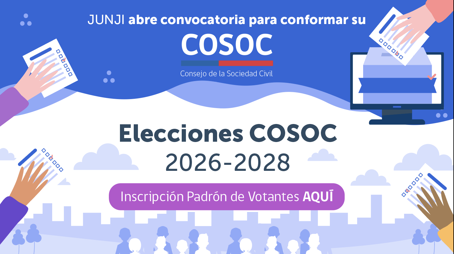 Elecciones para el Consejo de la Sociedad Civil 2026 a 2028