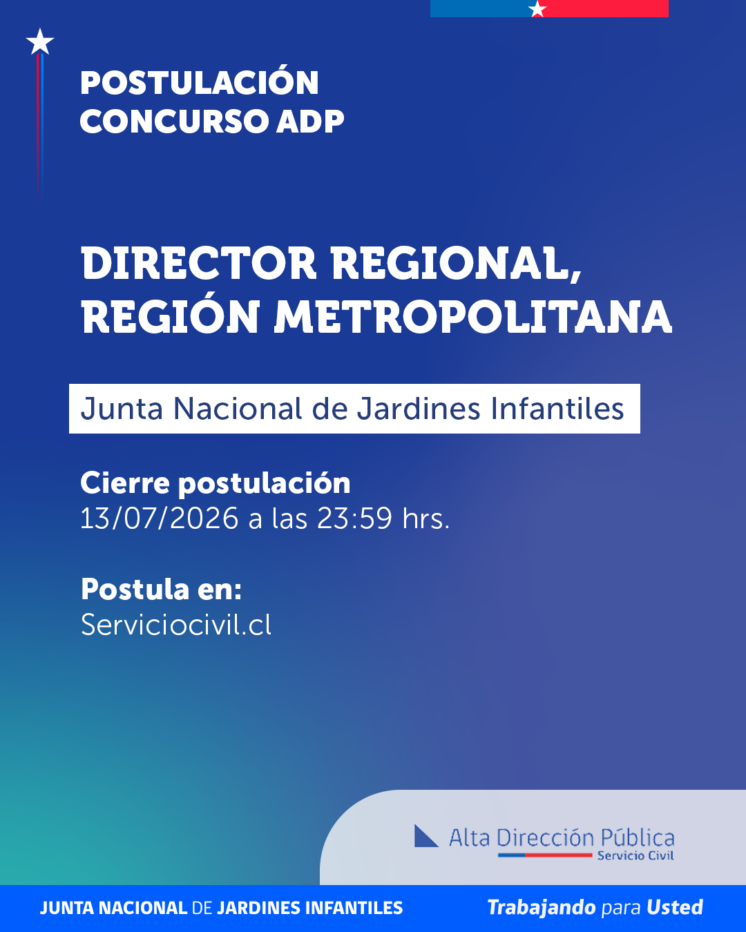 Concurso Director Regional Metropolitana de Santiago