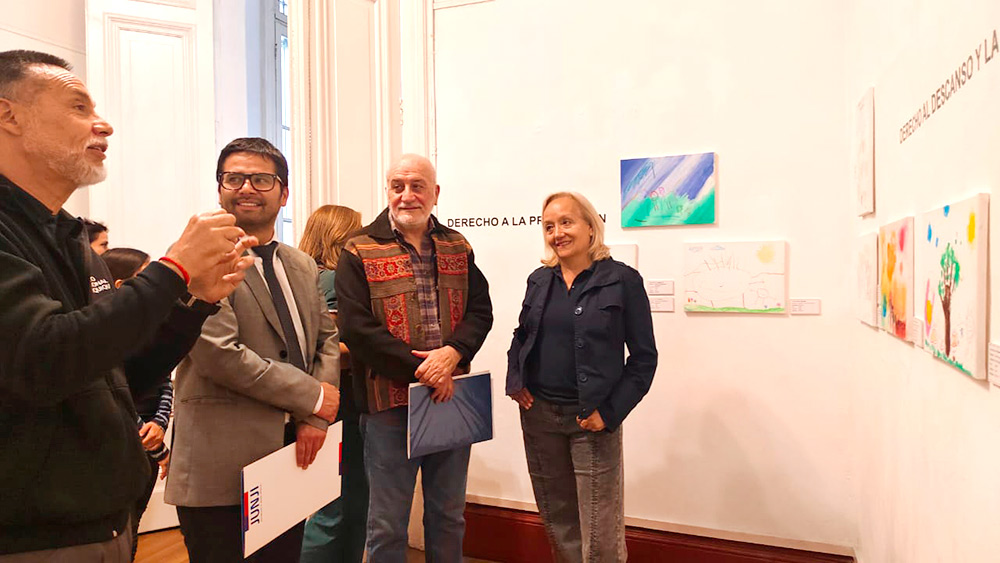 JUNJI inauguró muestra "Los Derechos de la Niñez en Tarapacá"