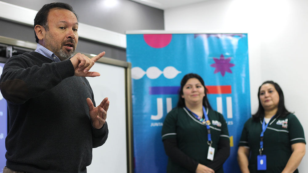 La actividad buscó fortalecer la vinculación con las futuras tías técnicas que se integrarán al sistema educativo regional.