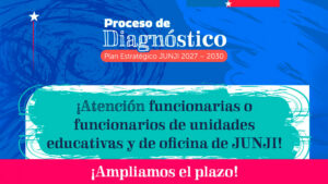 Lee más sobre el artículo ¡Se extendió el plazo para responder el Cuestionario Censal! JUNJI realiza consulta a sus funcionarias y funcionarios para su nuevo Plan Estratégico 2027 -2030