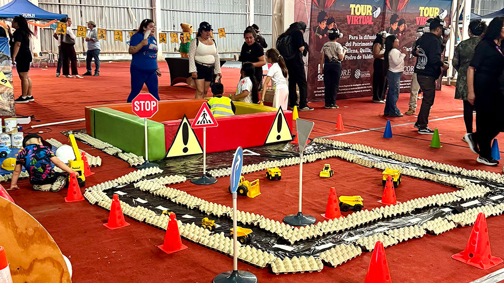 Espacios sensoriales y una minería a escala destacaron entre las muestras educativas presentadas a la comunidad en Exponor.